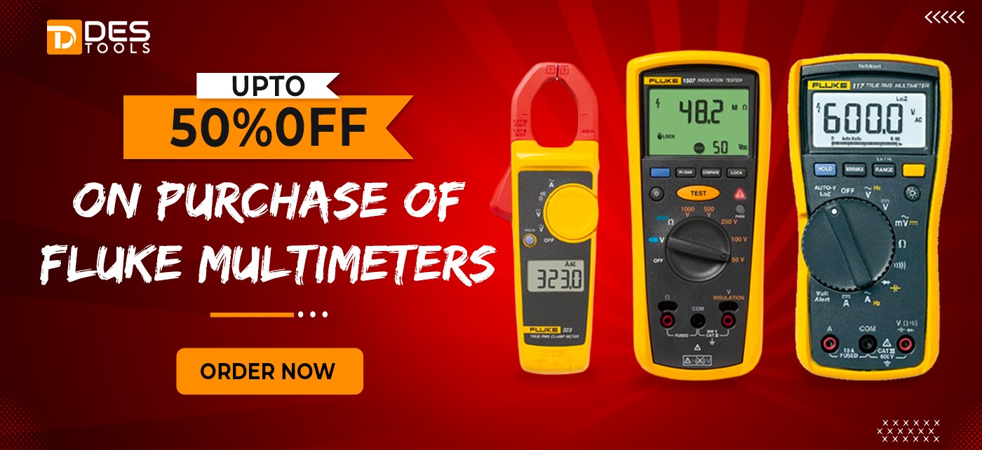 Up to 50% Off On Purchase of Fluke Multimeters 